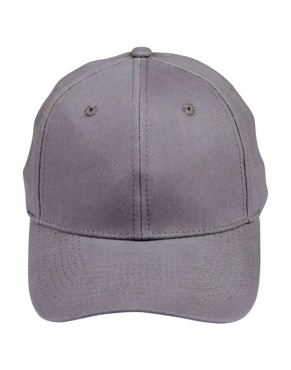 Heavy Brushed Cotton Cap Ch01 Active Wear Winning Spirit Grey One size